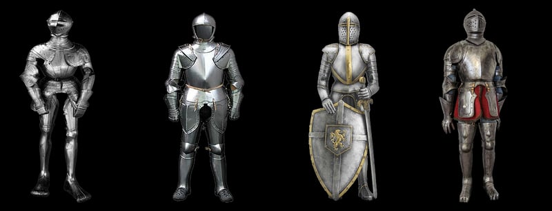 Knight on horseback